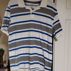 Men's two button polo golf shirt